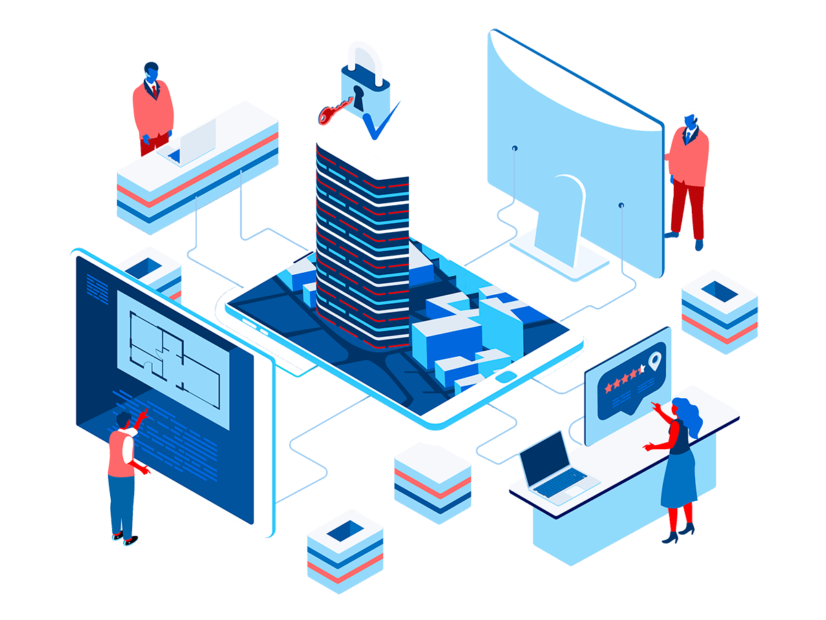 IT systems overview illustration